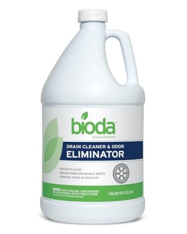 Bioda Professional Strength Enzyme Drain Cleaner, Septic Safe Drain Odor Eliminator, Smell Eliminator