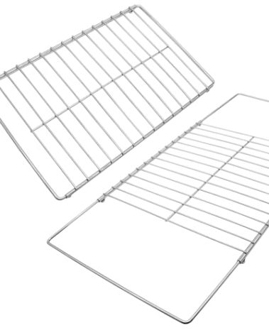 2Pack Adjustable Extendable Oven Rack, Wire Racks, Universal Telescopic Oven Cooker Shelf Rack For Whirlpool Frigidaire GE Kenmore Ovens. Adjusts from 14.5 Inches - 25.5 Inches Wide.