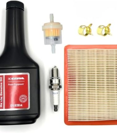 TUNE UP KIT FOR GCV160LAO GCV170 GCV190LA GCV200LA GC190LA GC160 GC190 LAWN MOWER HRR216 HRS216 HRX217 HRX217K2 EB2800I EG2800I MOTOR OIL FUEL FILTER SPARK PLUG AIR FILTER replace 17211-Z8B-901