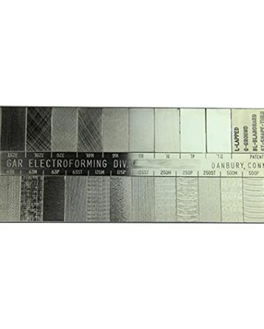 GAR S-22 22 Speciman Surface Roughness Comparator (AS9000 Compliant)