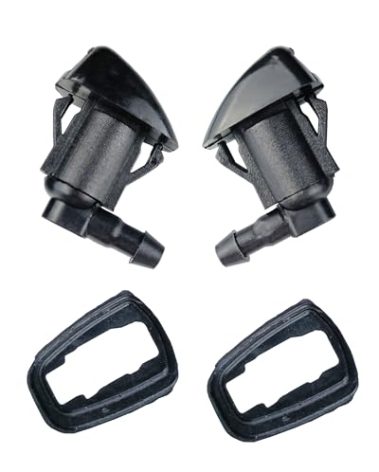 WayJun 85381-AE020 Windshield Washer Nozzles Kit Compatible with 2004-2010 Sienna, 2005-2012 Corolla, 2004-2008 Solara, 2000-2005 Tundra