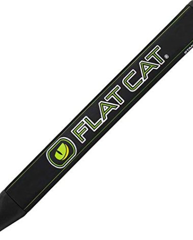 FLAT CAT TAK Putter Grip Standard 8727, Slightly Oversized Rubber Non-Tapered Golf Grip, Flat Sides Put The Feeling Of A Square Putter Face In The Palm Of Your Hand, 12.2”L X 1.37”W, weighs 92g