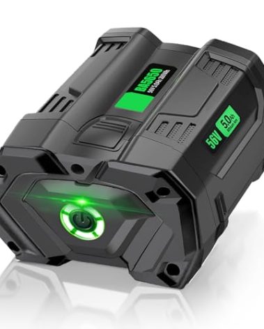 56V 5.0Ah Lithium-Ion battery Replacement for EGO 56 Volt Battery BA2800 BA2800T BA2242T BA2240 BA1400T BA4200 BA4200T BA5600T, for EGO 56V Power+ Tools ST1623T ST1511T LB7654 LB6151 CS1804 CS1604