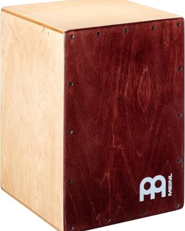 Meinl Percussion Jam Cajon Box Drum with Snare and Bass Tone for Acoustic Music — Made in Europe — Baltic Birch Wood, Play with Your Hands, 2-Year Warranty (JC50NTWR)