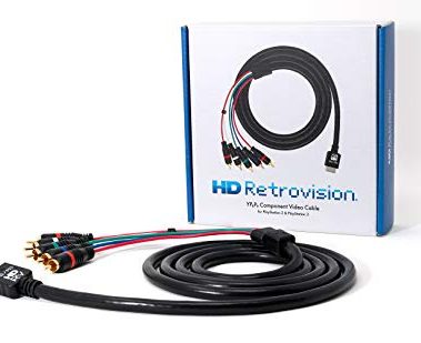 HD Retrovision Premium YPbPr Component Video Cable for PlayStation 2/3 (PS2/PS3)