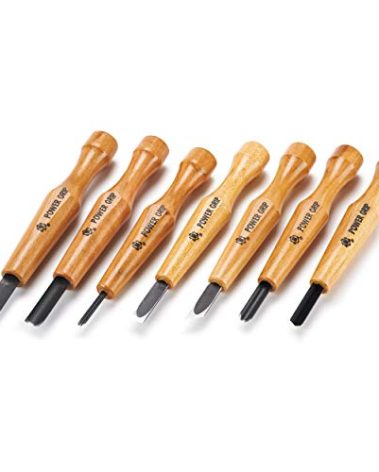 Mikisyo Power Grip Carving Tools, 7 Piece Set (Japan Import)