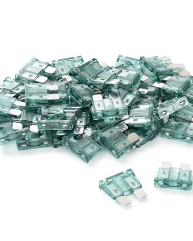 (60Pcs) 1 Amp Standard Car Fuses, 1A Automotive Fuse(ATO/ATC), Blade Fuse for Car/RV/Truck/SUV/Motorcycle/Boat