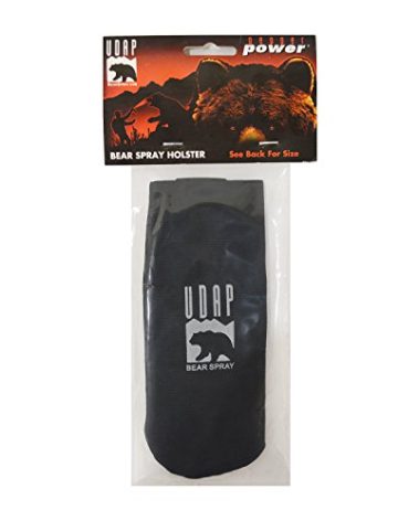 UDAP Pepper Power Cloth Bear Spray Hip Holster, Fits 7.9 oz Cans for Hunting, Camping, Hiking, Fishing, 12-H