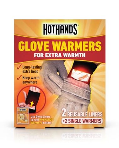 HotHands Glove Warmers - Stretchy and Comfortable, Built in Pockets for HotHands Hand Warmers - Easy to Use and Convenient to Wear