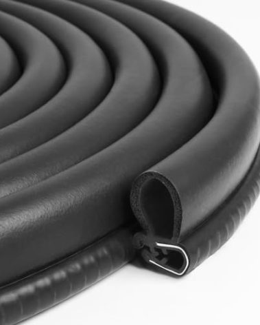 VUAOHIY Automotive Weather Stripping Door Seal, 20 FT Car Door Rubber Seal Strip Trim Seal Gasket with Side Bulb for Cars Trucks Boats RVs and Home Applications