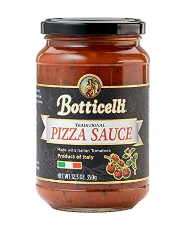 Botticelli Premium Italian Pizza Sauce for Authentic Italian Taste - Low Carb Low Sugar Keto Pizza Sauce - 1 Pack, 12.3 Ounces