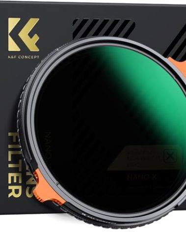 K&F CONCEPT 82mm ND4-64 (2-6 Stops) ND Lens Filter Variable & CPL Polarizers Filter 2-in-1, 28 Multi-Coated Polarizing and Neutral Density for Camera Lens (Nano-X Series)