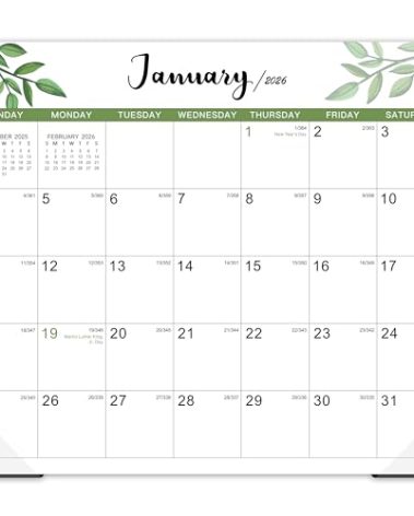 2026 Magnetic Calendar for Refrigerator - 2026 Magnetic Calendar from Jan.2026 - Dec.2026, 11.2"x13'', Fridge Calendars 12 Months, Tear-off Pad, Large Blocks, Perfect for Refrigerator