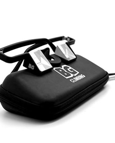 BG Climbing Belay Glasses for Rock Climbing – Comfortable Prism Glasses for Belaying – Climbing Gear & Accessories for Belayers (Black)