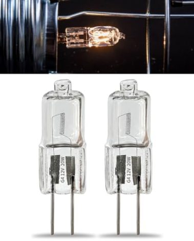 2 Pcs 20W 12V for Dacor Halogen Light Bulbs for Range, Electric Oven&Wall Oven with G4 Bi-Pin Base- for 106660