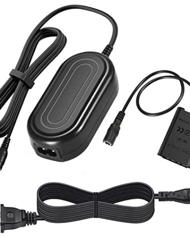 Gonine for Sony ZV-1 ZV1 NP-BX1 Dummy Battery and AC-LS5 Continuous Power Supply AC Adapter, fit for Sony ZV1 ZV-1 II, ZV-1F ZV1F, DSC-RX1 RX1R, RX100 II III IV V VI VII Live Streaming Vlogging.