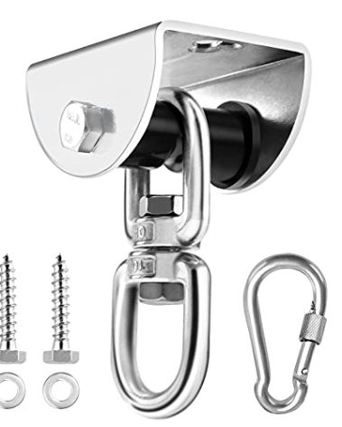 Eapele Heavy Bag Hangers Brackets for Wood Beam 360° Swivel