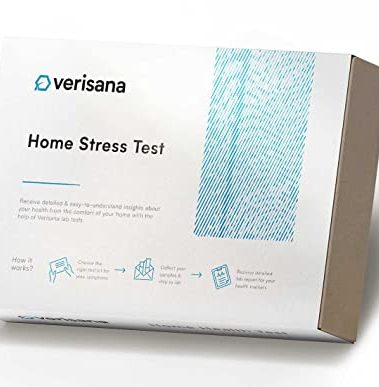 Home Stress Test – Saliva Test Kit for Daily Cortisol Levels – 4 Cortisol Levels Throughout The Day– CLIA Certified Lab – Verisana