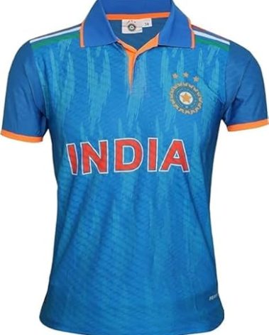 KNK Cricket Jersey WC 2023 Supporter T-Shirt All Cricket Team Uniform (US, Numeric, 44, Regular, Regular, India)