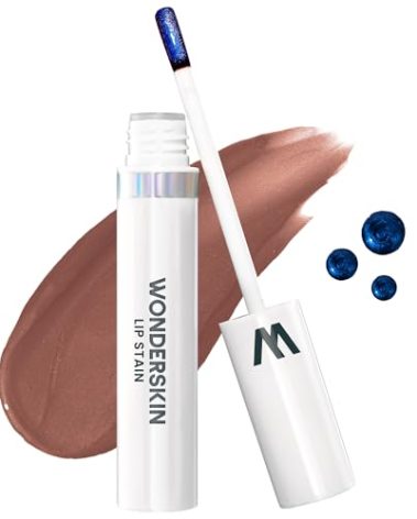 Wonderskin Wonder Blading All Day Lip Stain Peel Off Masque - Long Lasting, Waterproof & Transfer Proof Brown Lip Tint, Matte Finish Peel Off Makeup (Hush Masque)