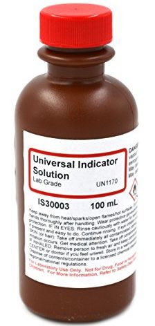 Lab-Grade Universal Indicator Solution, 100mL - The Curated Chemical Collection