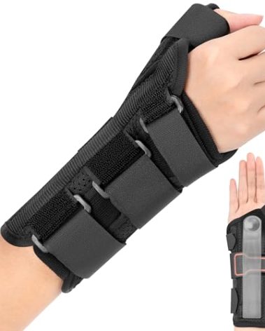 Medibot Wrist Brace & Thumb Spica Splint, for De Quervain's Tenosynovitis, Tendonitis, Carpal Tunnel & Arthritis Wrist Support Thumb Splint (Right Hand - Large)