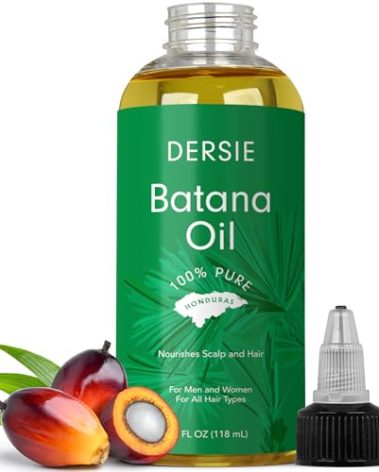 Dersie Batana Oil: Organic Batana Oil from Honduras - 100% Pure & Natural (4 fl oz)