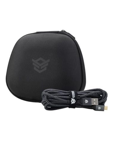 Universal Carrying Case & Type-C 4M Charging Cable & Joysticks Aiming Rings for HEXGAMING Controllers