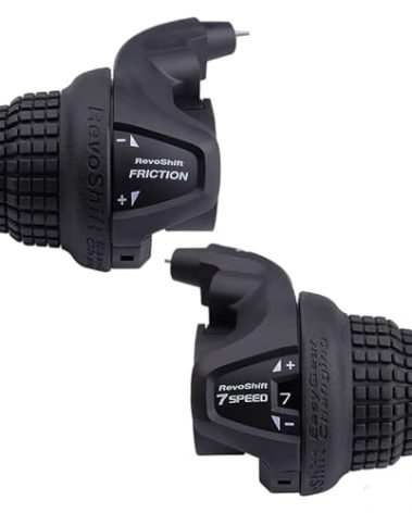 Tailcle RS25-3X7 Speed Bike Gear Shifter, Bicycle Revoshift Right SL-RS25-3X7 Shift Lever Bicycle Twist Grip Thumb Gear Shifter for MTB Mountain Bike (RS25-3X7 Speed Bike Shifter)