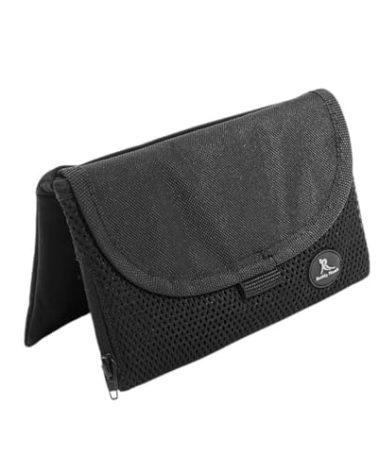 Running Buddy Fanny Pack - Water-Resistant Running Gear Waist Bag - Sweat-Proof Phone & Money Belt Pocket - No-Bounce Chafe-Free Running Belt - XL, Black