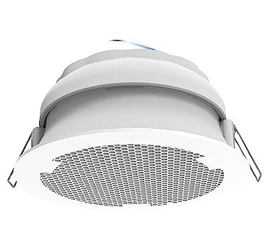 Splin Ceiling Embedded Mount Stand Compatible with Smart Speaker Alexa Echo Dot 4th and 5th gen., Amazon, and HomePod Mini, Apple— Model Classic Built-in (White)