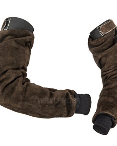 Waylander REGIN Split Leather Welding Sleeves for Arms from Genuine Split Leather Cowhide