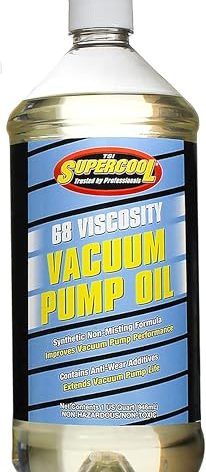 TSI Supercool Vacuum Pump Oil, Synthetic, 32 Oz., Clear (V32)