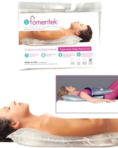 Fomentek Hot & Cold Water Bottle Therapy Bag, Made in USA, Large (21in x 23in)