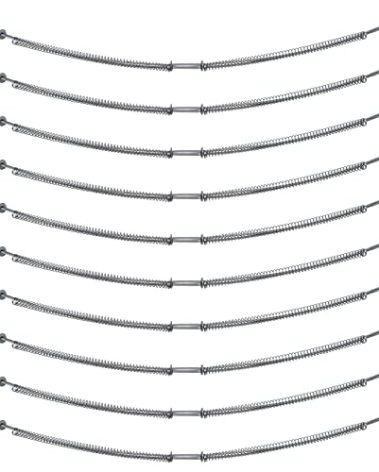 JAVIKA 200 PSI 1/8" X 28" Hose Whip Check Cable - Safety Cable for Hose Connection, Hydraulic Pressure (10 Pack)