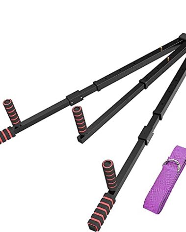 AmazeFan Leg Stretcher, 3 Bar Leg Split Stretching Machine, Flexibility Stretching Equipment for Ballet, Yoga, Dance, Martial Arts, MMA, Home Gym Exercise[US. Patent Design]