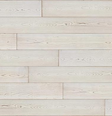 Luxdecor Real Wood Wall Planks- White Shiplap Boards 5" Peel and Stick Shiplap Boards 10 Pieces，Wall Shiplap Planks Board 12.5 Sq Ft