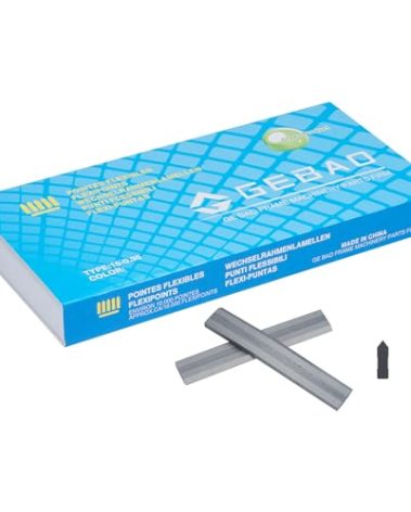 yeshine 10000 Pcs Picture Frame Points Refill Universal Flexible Inserts Point Driver for Picture Framing, Suit for HM515 P515 F54 F56 F500-1 F500-2 Dual Point Driver Point Nail Gun