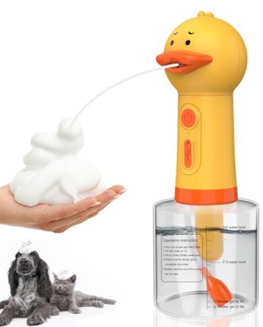 Katoggy Electric Foaming Shampoo Dispenser for Dog and Cat Bathing, Rechargeable Soap Dispenser for Pet Bathing, Bathroom, Kitchen Sink, Toilet Cleaning