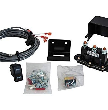 Buyers Products 5541020 Tarp Rocker Switch Kit, Complete Solution w/Solenoid, Rocker Switch & Bracket, Circuit Breaker, Wire Harness, Fasteners & Connectors, Tarp Switch for Truck