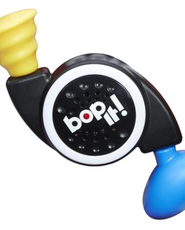 Hasbro Gaming Bop It! Micro Series Electronic Game for 1 or More Players, Classic Bop It! Gameplay in a Compact Size, Fun Party Game for Kids Ages 8+