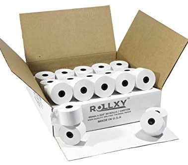 50 Rolls - 44mm x 220' Thermal Paper (Sharp ER-A410)