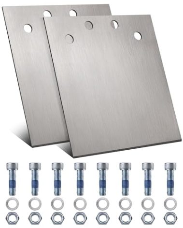 Firecore 2Pcs Sharpen Replacement Scraper Blade for 6-in Wide SDS Max Floor Scraper, Thinset Removal Chisel Bits Blade