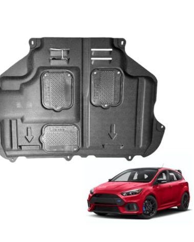 Front Engine Splash Shield for Ford Focus ST 2013-2018 for Focus RS Engine Splash Guards Suitable for 2013-2018 Ford C-Max Under Engine Cover Mud Flaps Directly Replace Original