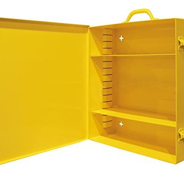 Durham 534AV-50 Wall Mount Spill Control Box, Yellow