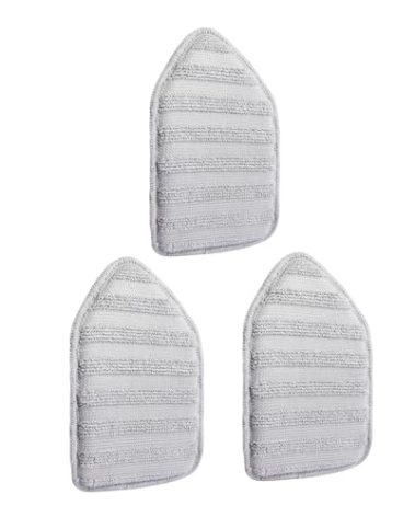 CLEANHOME Microfiber Replacement Pads 3 Pieces Suitable for Tub Tile Scrubber Brushes（ASIN:B09GF2LSZ8)