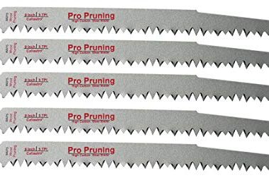 9-Inch Wood Pruning Saw Blades for Reciprocating/Sawzall Saws - 5 Pack - Caliastro