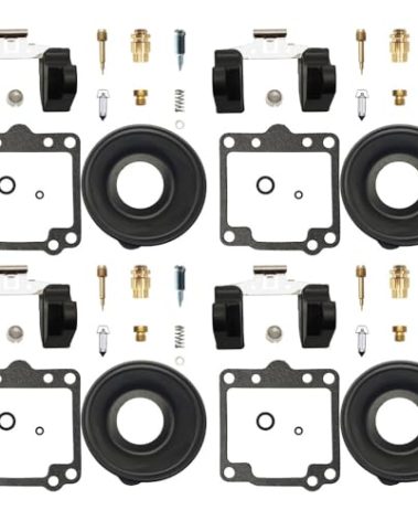 4-Pack Carburetor Rebuild Kits Carb Repair kit Replacement for Yamaha XS1100 Venturer XS1100L Midnight Special XS1100S Special 1980 1981