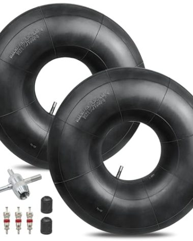 Heavy Duty 20x8.00-8 Inner Tube, 20x8x8 20x10.00-8 20x10x8 Universal Replacement Tire Inner Tube with TR13 Straight Valve Stem for Mower Tractor Snow Blower Go Kart Mini Bike Golf Cart ATV 2 Pack