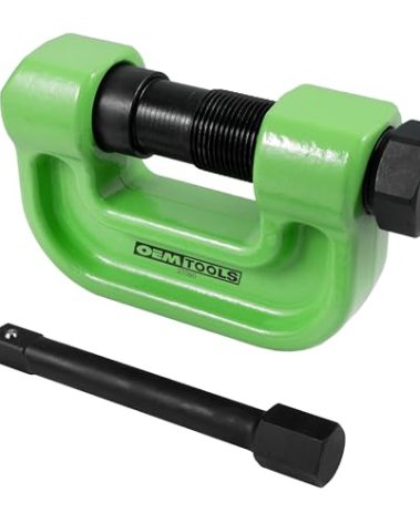 OEMTOOLS 27090 Brake Anchor Pin Press, 10-Ton Capacity for S-Cam Brake Systems, No Hub Removal Brake Tool, High-Grade Steel, Compatible with 1/2" Impact Wrench